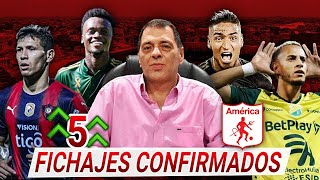 💰¡MERCADO💰  TULIO GÓMEZ CONFIRMA 5 JUGADORES PARA EL 2024  CONFIRMADO  FICHAJES AMÉRICA 👹 [upl. by Acinor517]