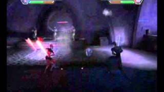 Star Wars The Clone Wars  Lightsaber Duels Wii Walkthrough Teth Castle Dungeon  Level 1 [upl. by Brynna]