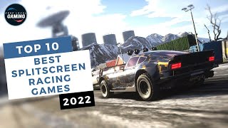 TOP 10 Best Splitscreen Racing Games in 2022  PC Local Multiplayer 2 [upl. by Aaronson63]