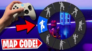 HOW TO GET EVERY EMOTE IN FORTNITE CREATIVE MAP CODE FREE EMOTES [upl. by Esiom]