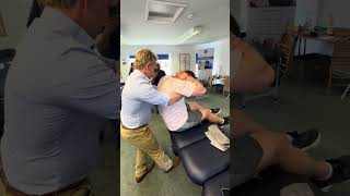 MANIPULATION of CERVICOTHORACIC junction chiropracticadjustment spinalmanipulation [upl. by Perkoff]