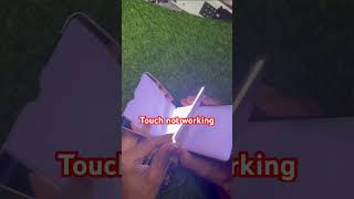 Touch not working shorts displaychange mobile [upl. by Ahsilahk]