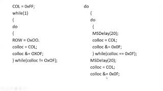 Interfacing 8051 microcontroller with keyboard using 8051 C [upl. by Chaffin]