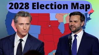 An EXTREMELY Early Look at the 2028 Election Map [upl. by Harri]