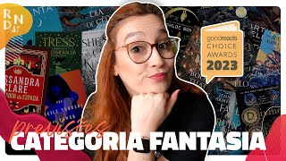 PREVISÕES DE FANTASIA PARA O GOODREADS CHOICE AWARDS 2023  Resenhando Sonhos [upl. by Ailatan]