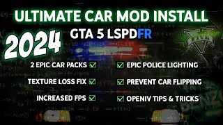 How To Install Car Mods in GTA 5  EASY Step by Step  GTA 5 LSPDFR [upl. by Irap774]