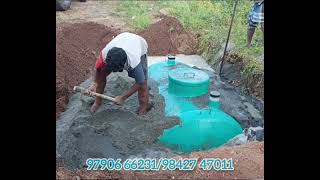 3000ltr Bio Septic Tank installation Pioneer Bio Tanksalemerodecoimbatore tiruppur mettupalayam [upl. by Margi]