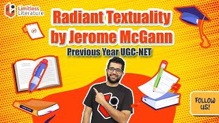 Radiant Textuality By Jerome McGann  Previous Year English UGCNET Paper [upl. by Nanette763]