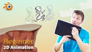 How to Create 2D Animations  Beginner Blender Tutorial [upl. by Denice]