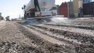 AnyWay Stabilization technology in a road project in Ethiopia Addis Ababa [upl. by Auhoj]