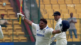 Sarfaraz Khan 150 runs vs New Zealand  Day 4 1st Test IND VS NZ [upl. by Aital624]