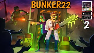 Bunker 22 Zombie Survival Games  Gameplay Walkthrough part 2 Android Iosshorts [upl. by Oidualc]