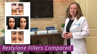 Restylane Fillers Compared amp Contrasted  Restylane Refyne Defyne Lyft Silk [upl. by Rochette164]