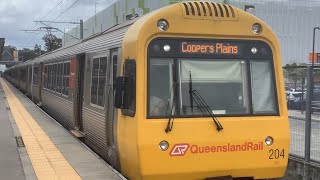 Hornshow Coopers Plains SMU204 Departing Ferny Grove Train Station Platform 1 [upl. by Sheri]