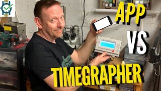 App vs Timegrapher Weichi 1000 vs Watch Tuner Timegrapher [upl. by Askwith]