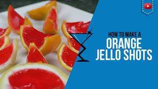 Jello Shots  Vodka Jello Shots in Oranges  Fruit  How to make by Drink Popular [upl. by Okemak]