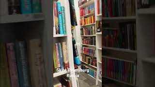 visiting book store at saint petersburg russia [upl. by Ayikin]