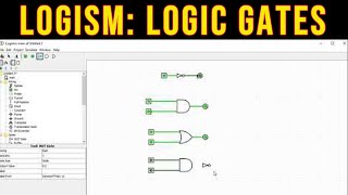 Logisim Tutorial part 1Logic Gates [upl. by Aihsek71]