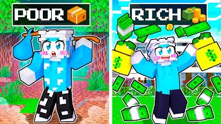 Floaty Goes From POOR to RICH in Minecraft [upl. by Asemaj]