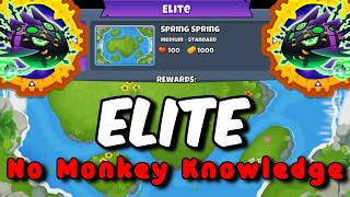 BTD6 Lych Elite  No Monkey Knowledge  Boss Tutorial [upl. by Alleinnad]