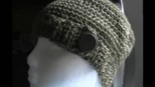 How to make a beanie with a ribbed band  Mini Tutorial [upl. by Shem]