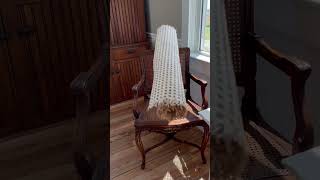 Recaning an antique chair How to video coming next furniturerestoration antiques [upl. by Aisitel]