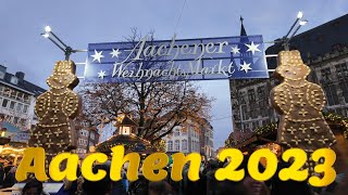 Aachen Christmas Markets 2023 4K [upl. by Asserak]