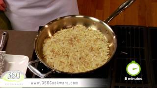 Crispy Hash Browns  Quick Recipes with 360 Cookware [upl. by Charpentier]