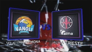 Highlights Vanoli Cremona  Alma Trieste 9° turno LBA Serie A PosteMobile [upl. by Lucic]