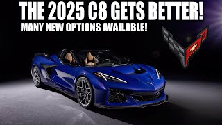 2025 C8 Corvette PRODUCTION Starts TODAY with New OPTIONS in play [upl. by Annaoi]