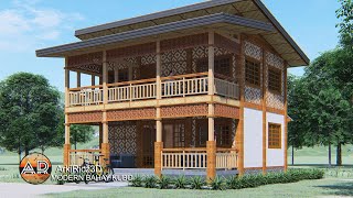 AMAKAN NATIVE HOUSE BAHAY KUBO DESIGN  3 BEDROOM l 8X8 M  128 SQM l NATIVE HOUSE [upl. by Felton]