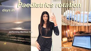 PAEDIATRICS rotation in Fourth year👶  Mantoux test KZN Childrens Hospital and more [upl. by Aninat]