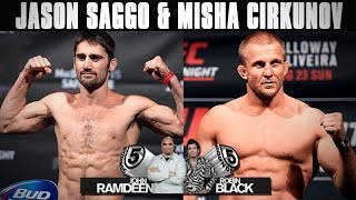 UFC Ottawa Jason Saggo amp Misha Cirkunov Previews LIVE on Fight Network Canada on 5 Rounds [upl. by Goldfinch628]