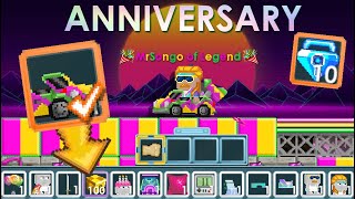 Anniversary Week 2024  PARTY ANIMAL TITLE ALL NEW ITEMS OMG  GrowTopia [upl. by Oshinski]