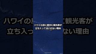 ハワイの島に絶対に観光客が立ち入ってはいけない理由 shorts 地理 [upl. by Ollie]