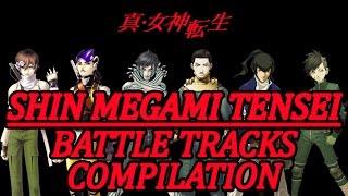 Shin Megami Tensei Main Series  Battle Tracks Compilation [upl. by Gerrilee]