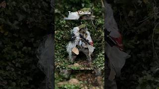 Sniper Ghillie Suit Made from TRASH  Ultimate Modern Camouflage military [upl. by Llenahc121]