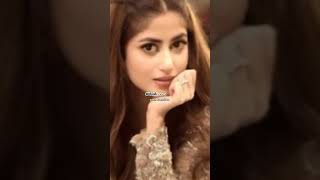 Beautiful Actress Sajal Ali Hairstyles  Rani designs  Easy hair styles ponytailhairstyle [upl. by Neelyhtak]