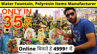 Water Foutain Manufacturer Cheapest Homedecor Gifts Items in India  Polyresin Statue Manufacturers [upl. by Shannan]