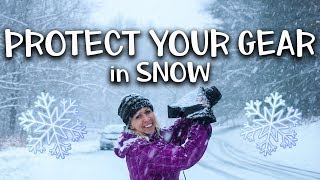 How to protect your camera gear in snow amp cold weather  3 snow photography tips [upl. by Angy]