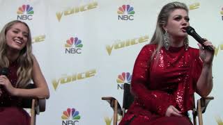 Brynn Cartelli on Singing with Kelly Clarkson  THE VOICE 14 Winner [upl. by Donahue]