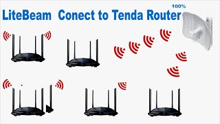 Litebeam M5 Conect to tenda Router Ac6 [upl. by Aisac512]