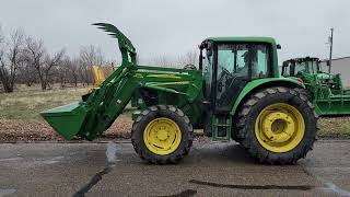 2006 John Deere 6420 MFWD Loader Tractor  MAY 3 2023 AUCTION [upl. by Micro920]