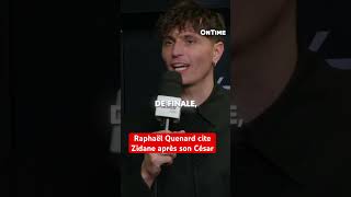 Raphaël Quenard cite Zidane après son César 😂😭 [upl. by Fridell]