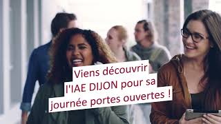 Journée portes ouvertes IAE DIJON 2024 [upl. by Reina]