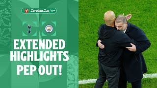 PEP OUT  Tottenham Hotspur v Manchester City extended highlights [upl. by Belmonte]