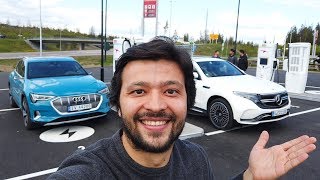 Mercedes EQC Test Sürüşü  Audi E Tron ile karşılaştırdım [upl. by Yur]