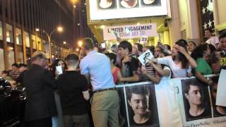 Daniel Radcliffe taking selfies with fans at The Cripple of Inishmaan [upl. by Grevera]