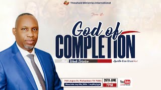 GOD OF COMPLETION  NIGHT OF ENCOUNTER  APOSTLE ESE ERUS  062624 [upl. by Ahidam]