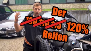 Der 120 REIFEN  Bridgestone AT41 im Test auf der BMW GS 1250 Adventure [upl. by Trow]